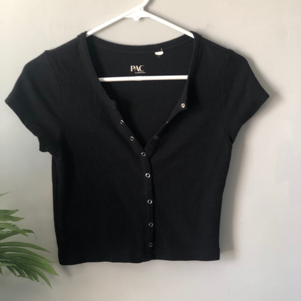 Black Crop Top